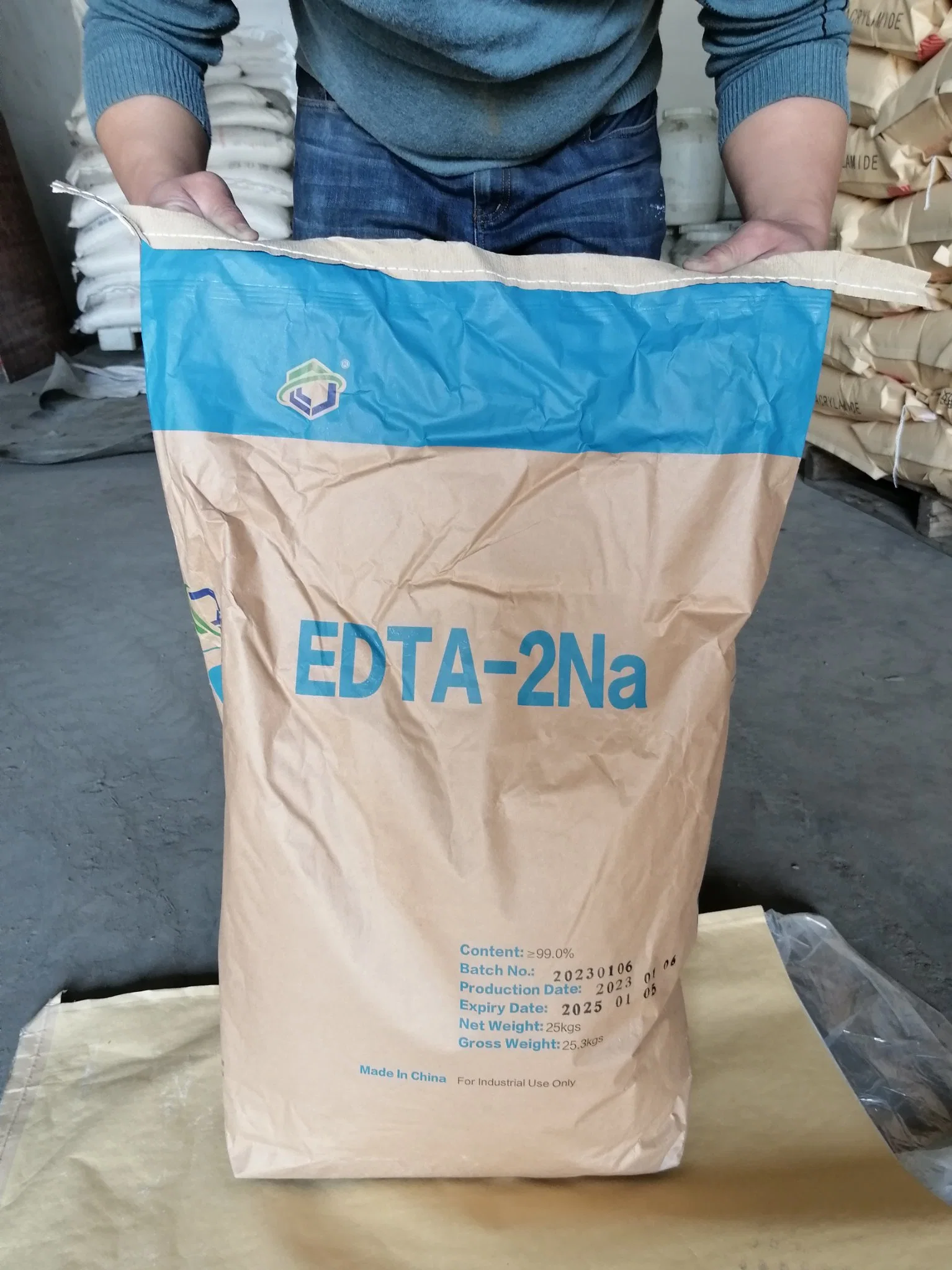 Mejor fábrica 99% pureza EDTA EDTA-4NA EDTA-2na para calidad industrial CAS 139-33-3