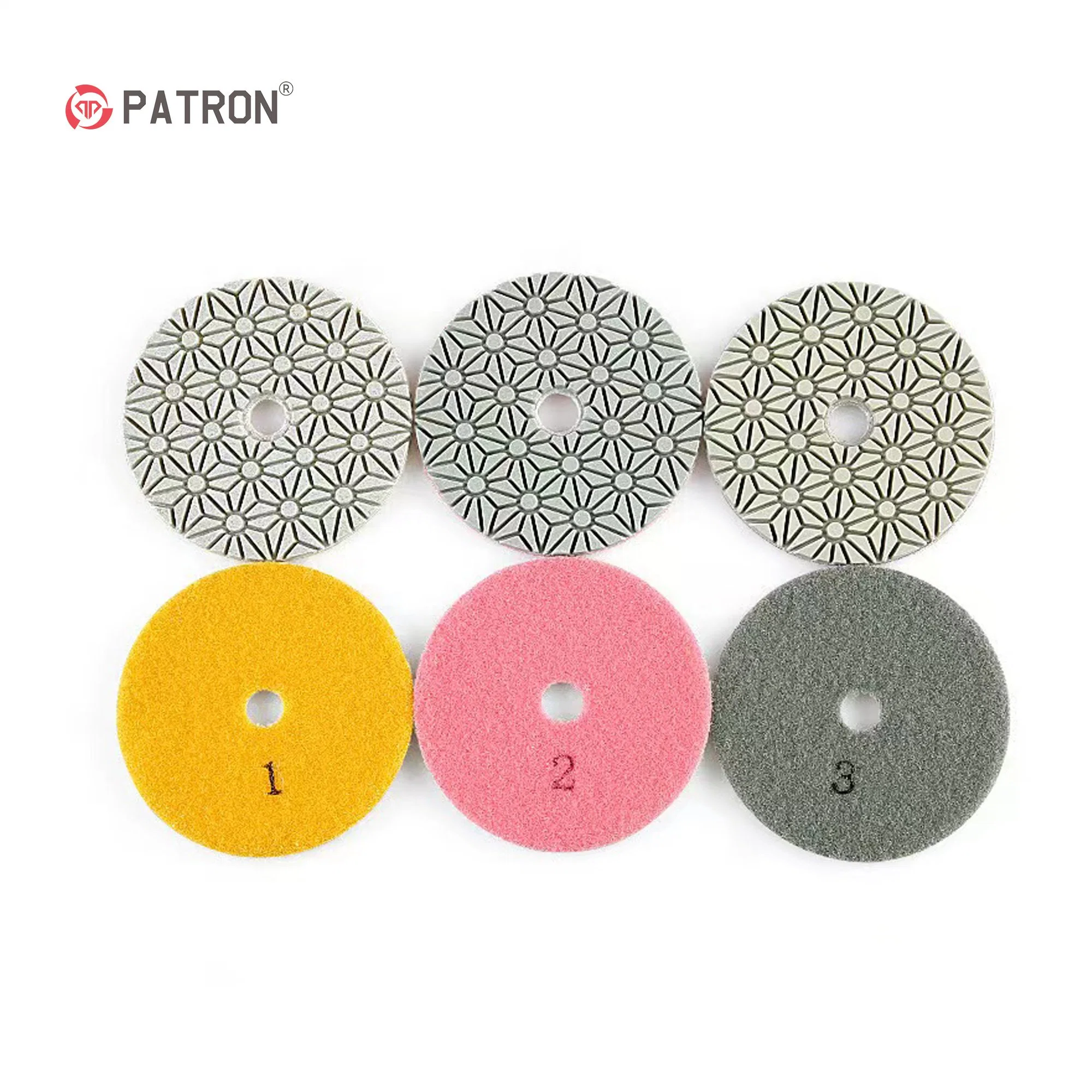 Pasos Diamond Polishing Pads Herramientas para piedra Cuarzo Herramientas a. Trabajar con granito