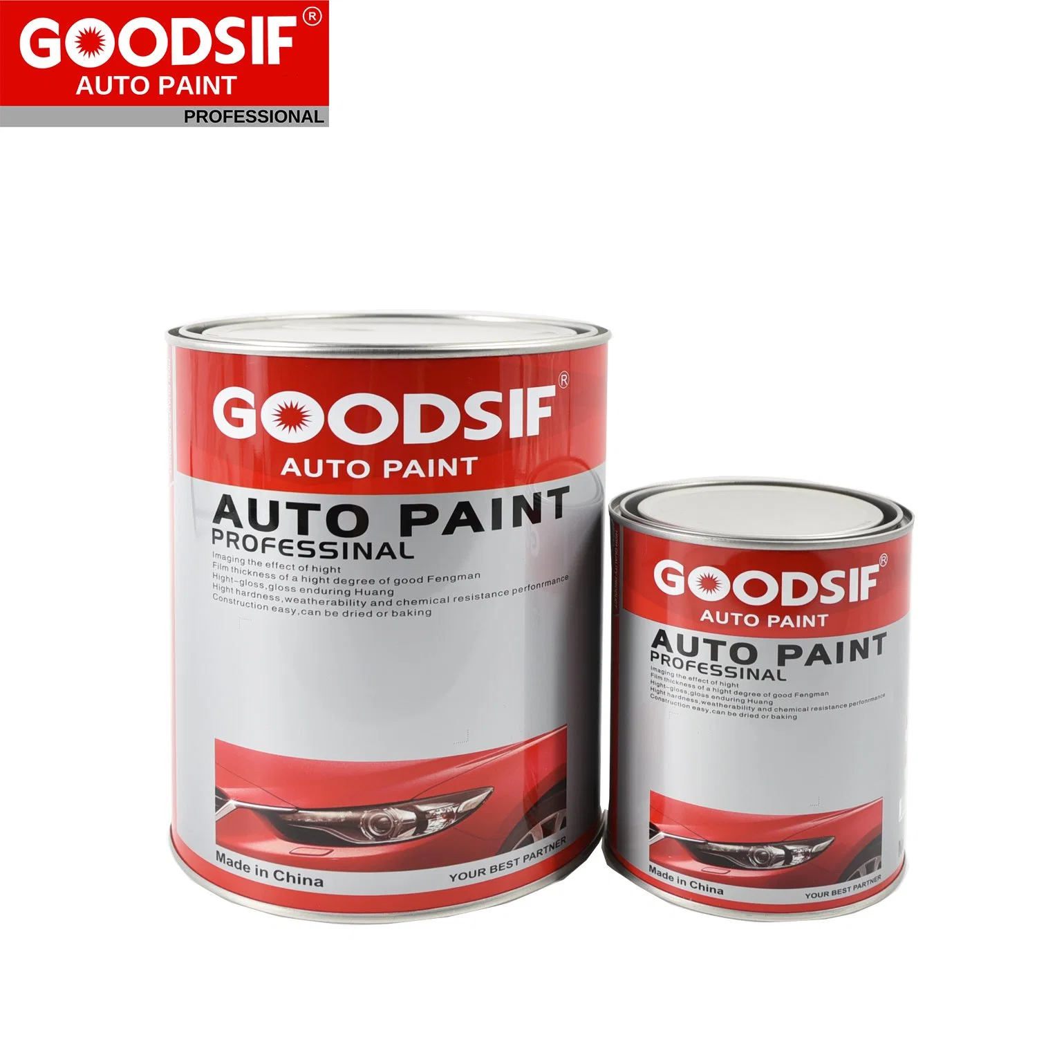 Goodsif Acrylic Car Refinish 1K 2K Primer Surfacer Grey Colour Automotive Body Filler Epoxy Primer Auto Paint Binder