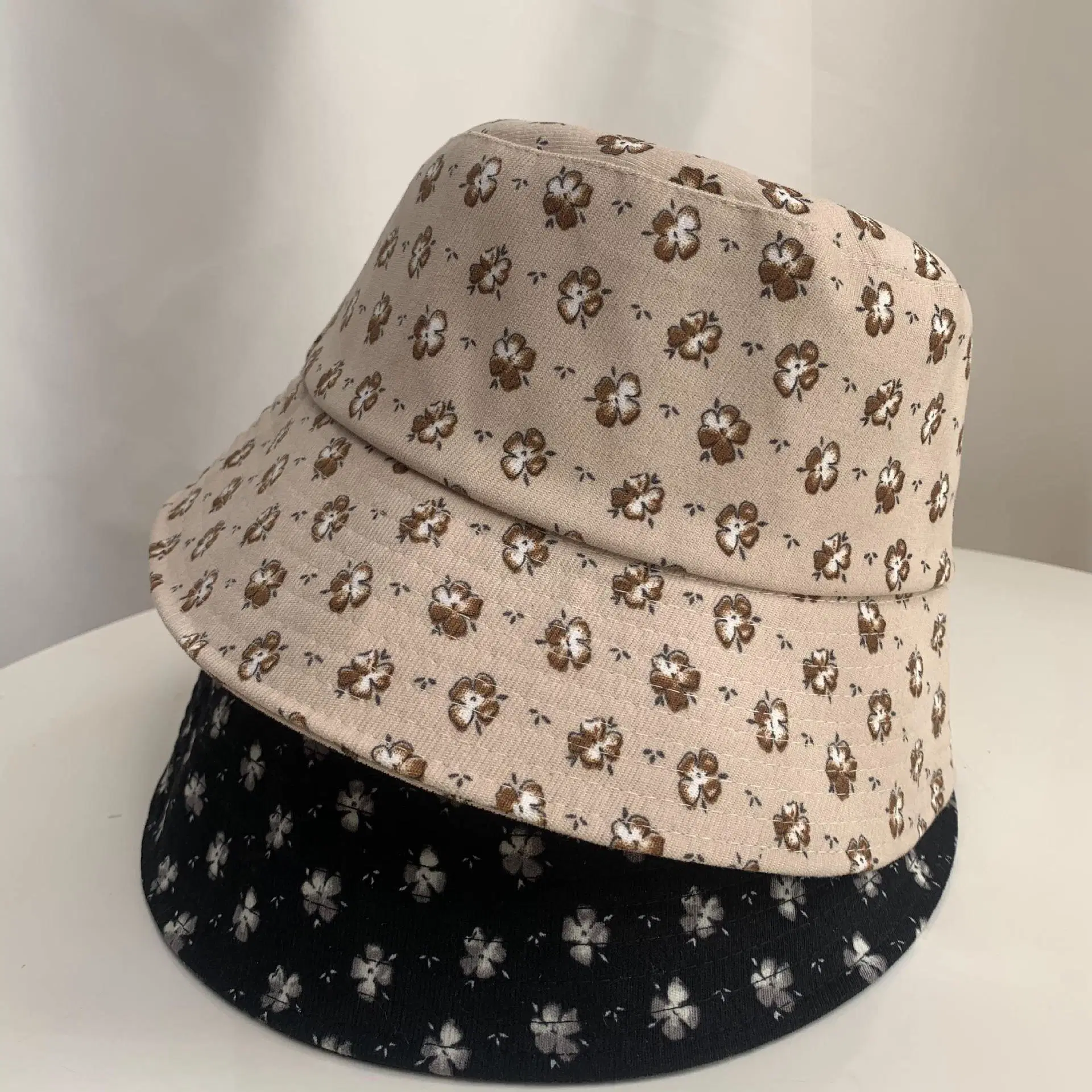 Hot Sale Spring Summer Unisex Adults New Style Flower Bucket Hats Sun Protection Jokers Casual Style Hats