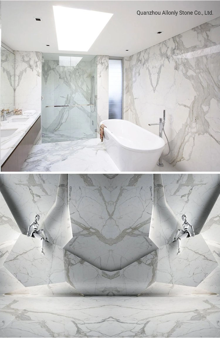 Kinds of Marble Cut Size to Floor/Wall/Countertop/Vanity Top/Mosaic/Stair Decoration for Commercial Project, Hotel, Villa