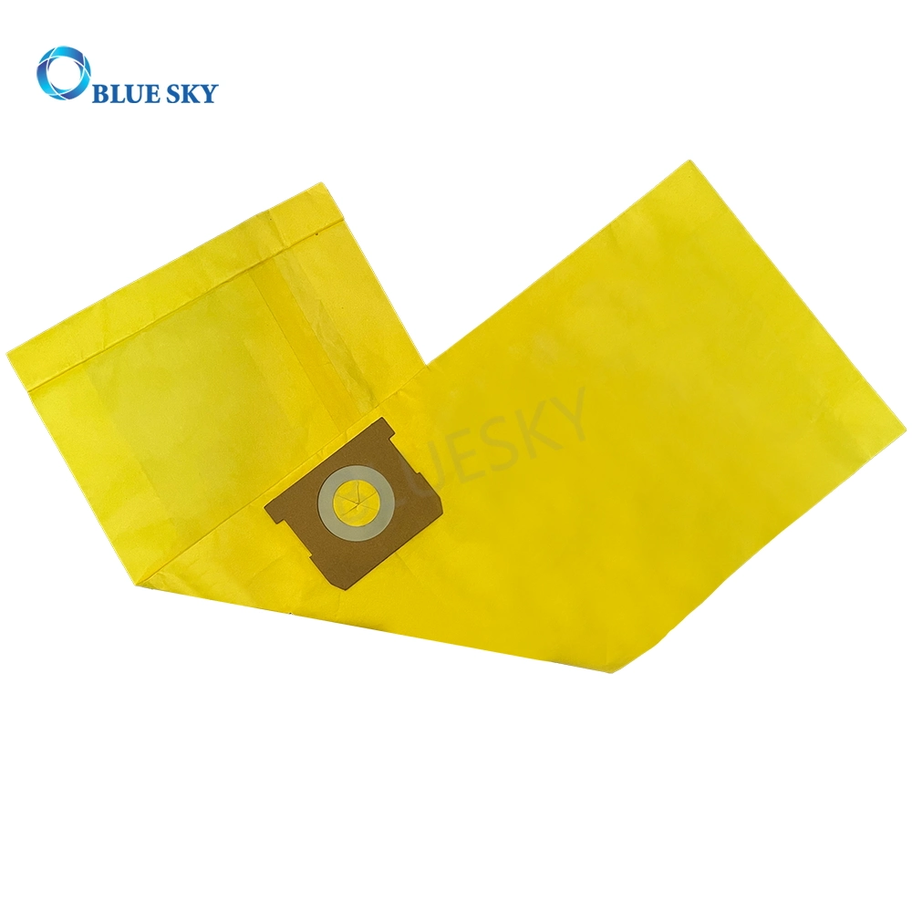 Sacs de filtre HEPA en papier jaune pour aspirateur Shop VAC de 5 à 8 gallons Remplace la pièce de type H 90671 9067100.