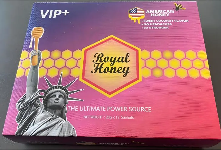 100% Аутентичная Королевская медовая медаль для него Золото 12g VIP Vital Мед