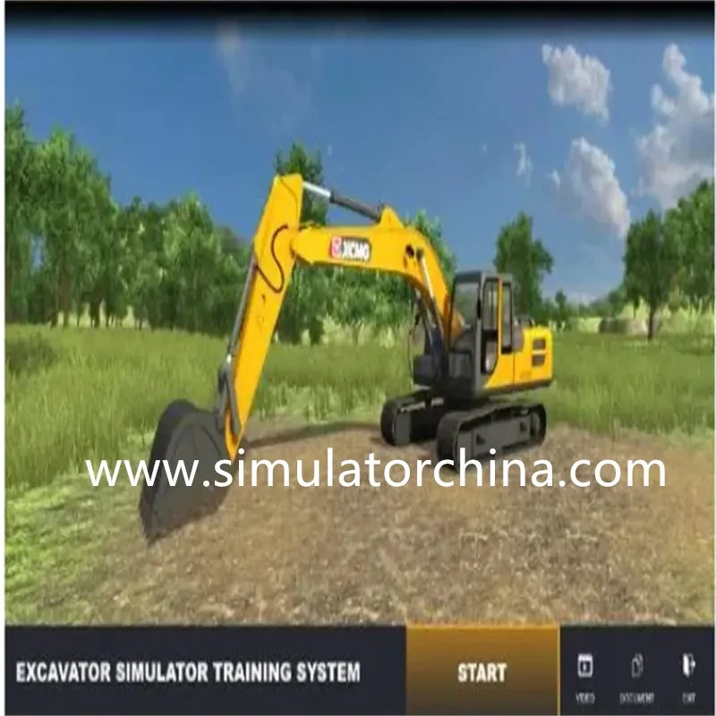 Construction Machinery Excavator Simulator for Sale