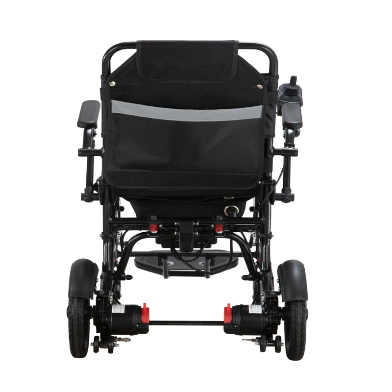 Compact Small Ultra Lightweight Portable Folding Foldable Electric Wheelchair 300 Lb Capacity