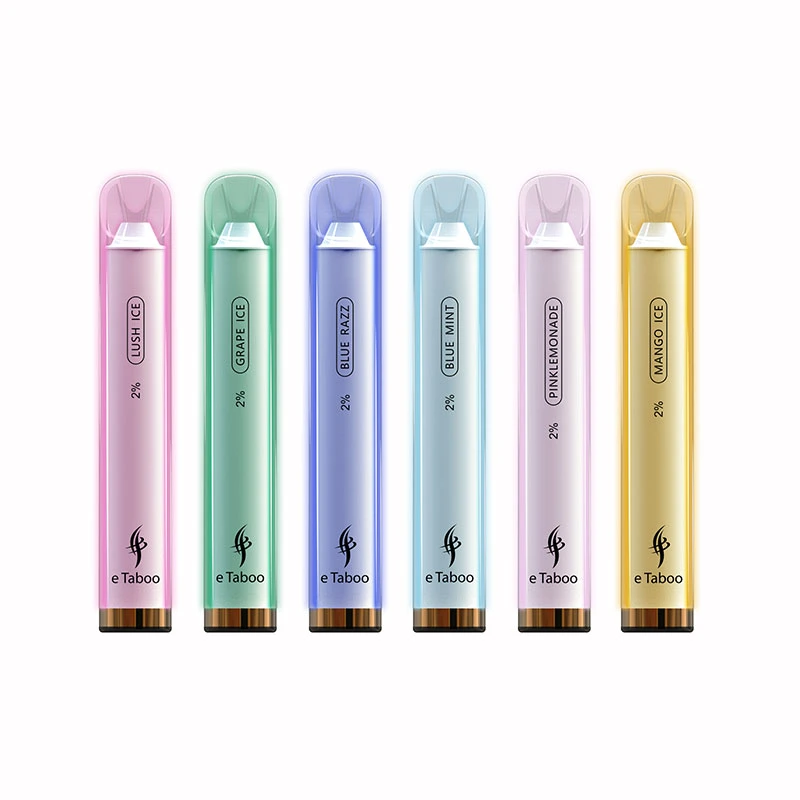 Patented Etaboo RGB 1000 Puff 0% 2% 5% Wape Disposable/Chargeable Pod LED E-Sigaret E Cigarette Elfa Pen Style Hookah Amazon Vape Bar