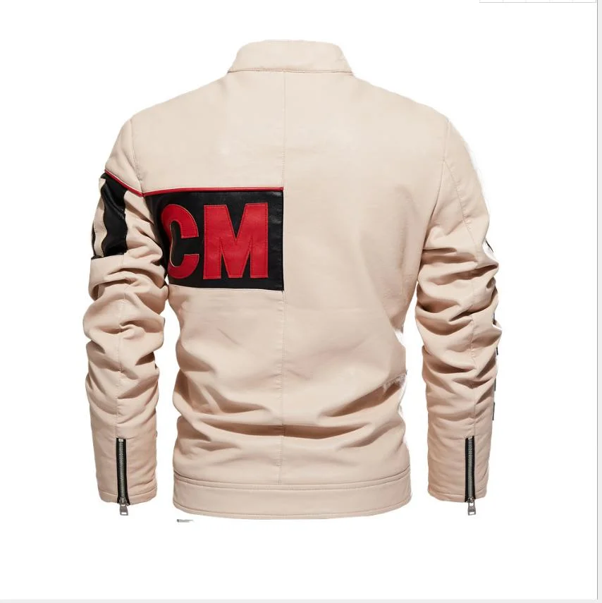 OEM Men's Jacket Motorcycle Clothing Men's Leather Jacket Clothing Customization