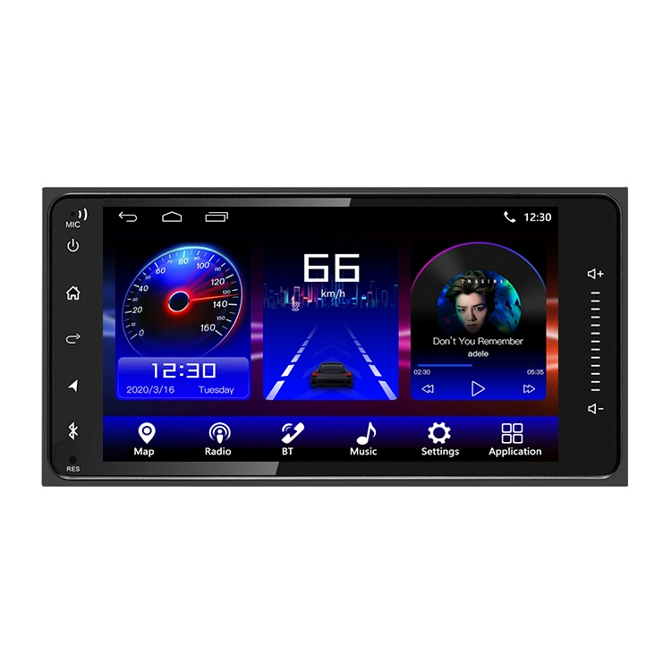 Leitor de vídeo multimédia multi-idiomas Jmance com GPS incorporado de 7 polegadas Para Toyota Double DIN 2 DIN Android Auto Radio