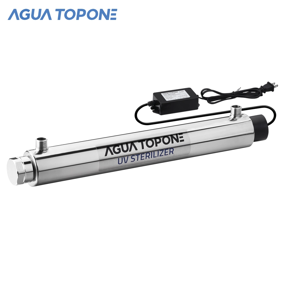 L'eau potable résidentiel potable stérilisateur UV 25W 6gpm UV Ultraviolet de traitement des eaux Système de désinfection par rayons UV