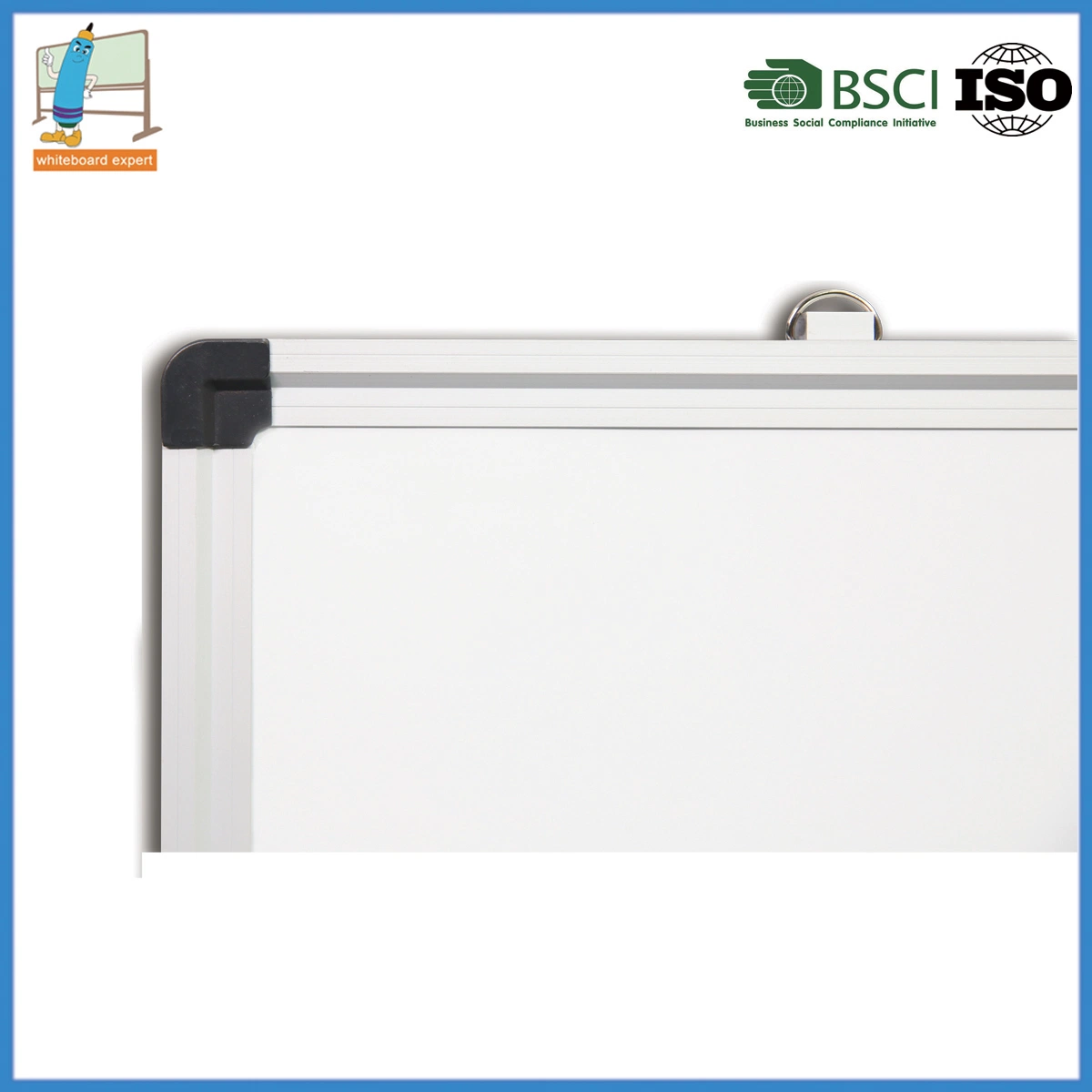 Office Writing and Drawing Board with 2 Sliding Hangers for Easy Mounting