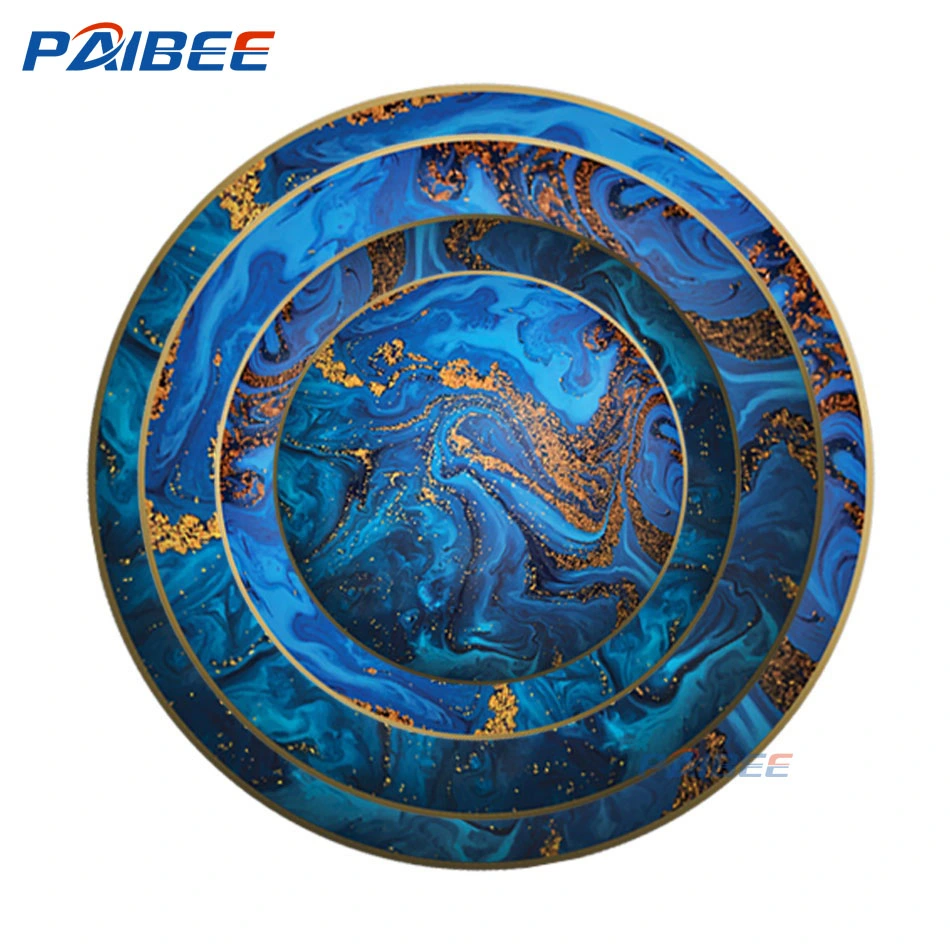 Paibee Ceramic Plate Set Dinnerware Home Plate Set Dinner Plate Restaurant Plate Party Plate Set Bone China Plate Set