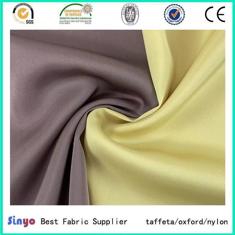 100% Polyester Premium Colors Plain Suit Dress Lining Satin Fabric for Garment