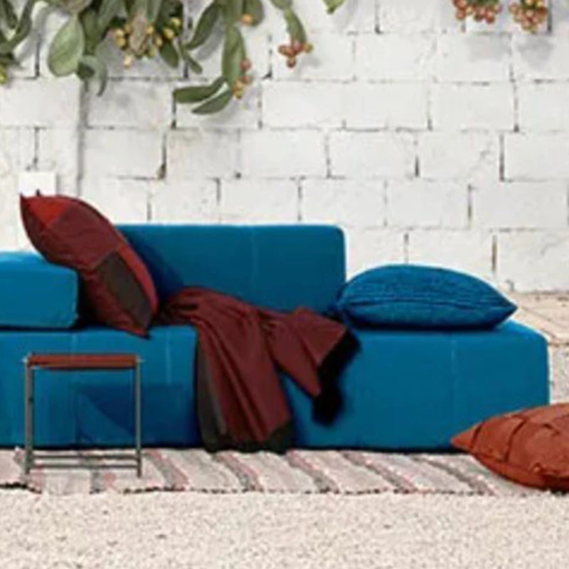 Grs 100% Olefin Tissu en polyester imperméable recyclé pour canapé d'extérieur, coussin de jardin, chaise, meubles de canapé, couvertures de pergola.