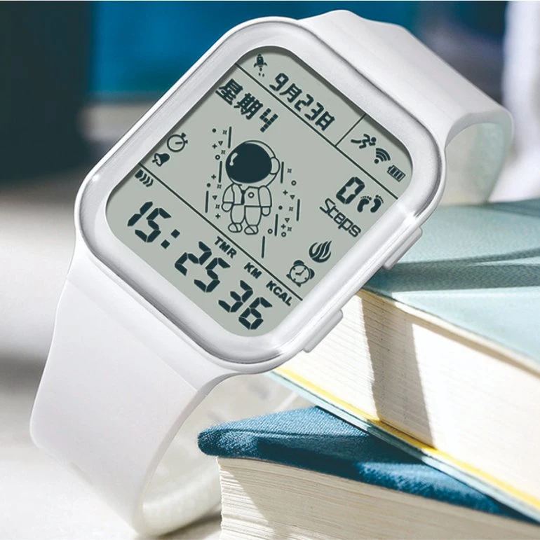 Montre intelligente Calories Podomètre Fournisseur d'usine de montres de marque d'origine