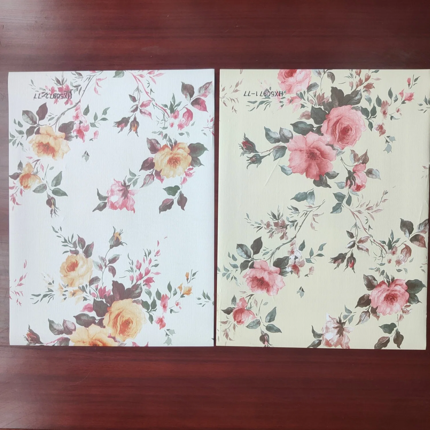 PVC Laminating Film Decorative Film PVC Wallpaper Flower Designs