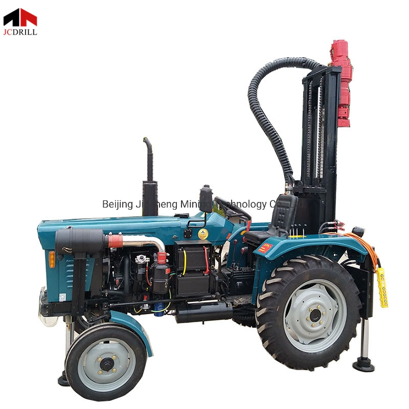 200m Tractor Boring Machine Well Drilling Rig with Drilling Tools