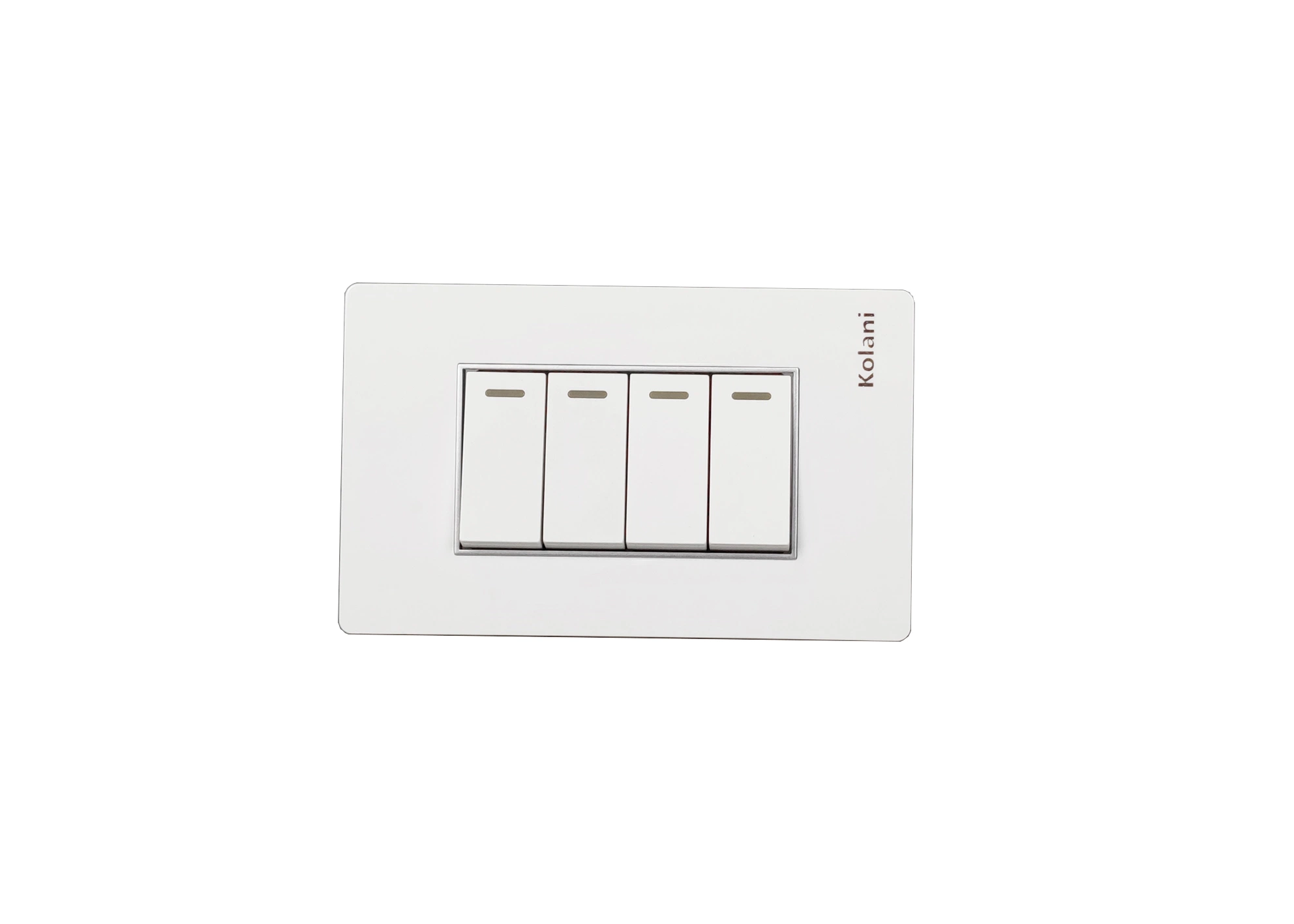 Professional Electrical PC Panel 3 Gang 1way Smart Wall LED Indicator Switches