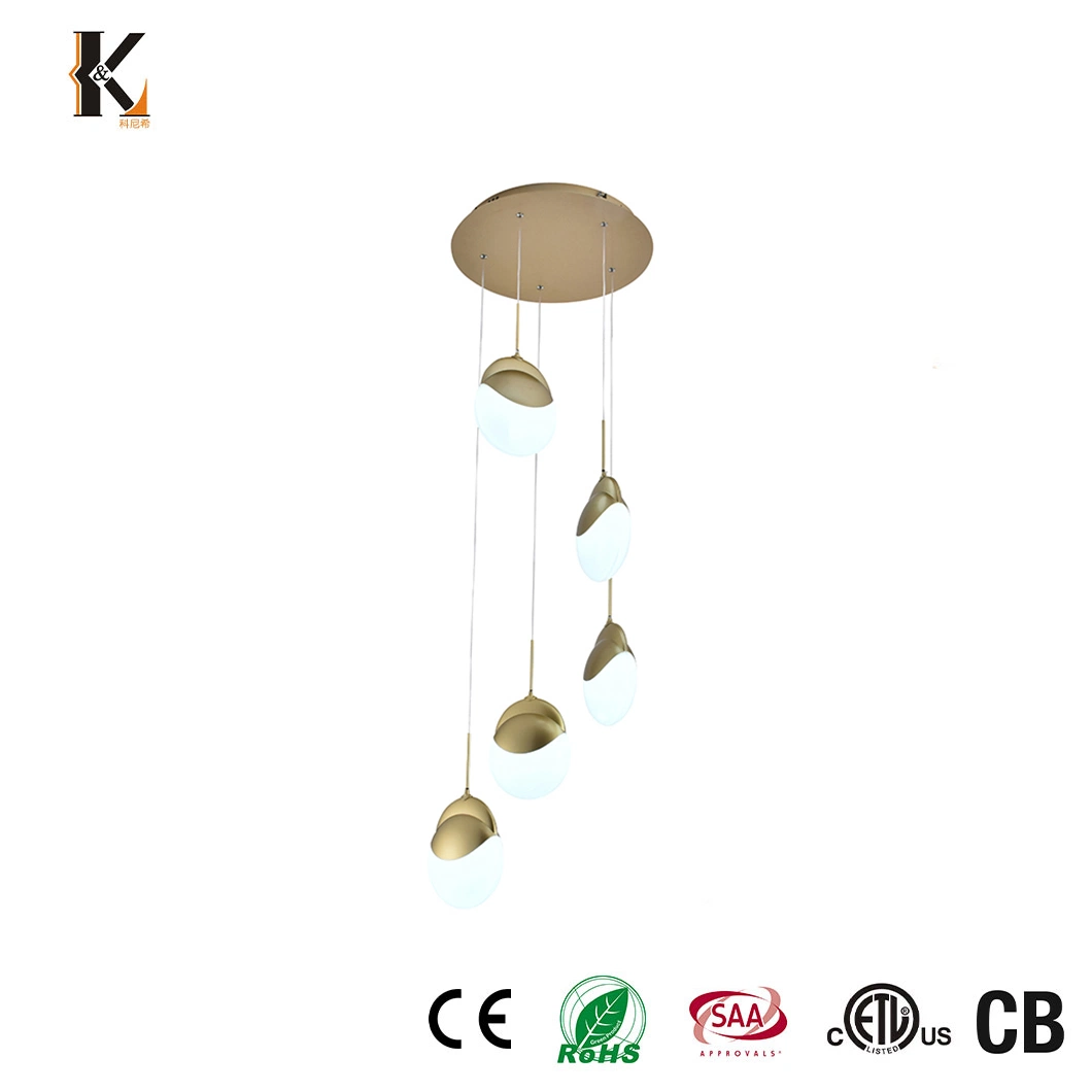 Cheap Glass Pendant Lighting China High-Quality Home Interior LED Customized Glass Chandelier for Home