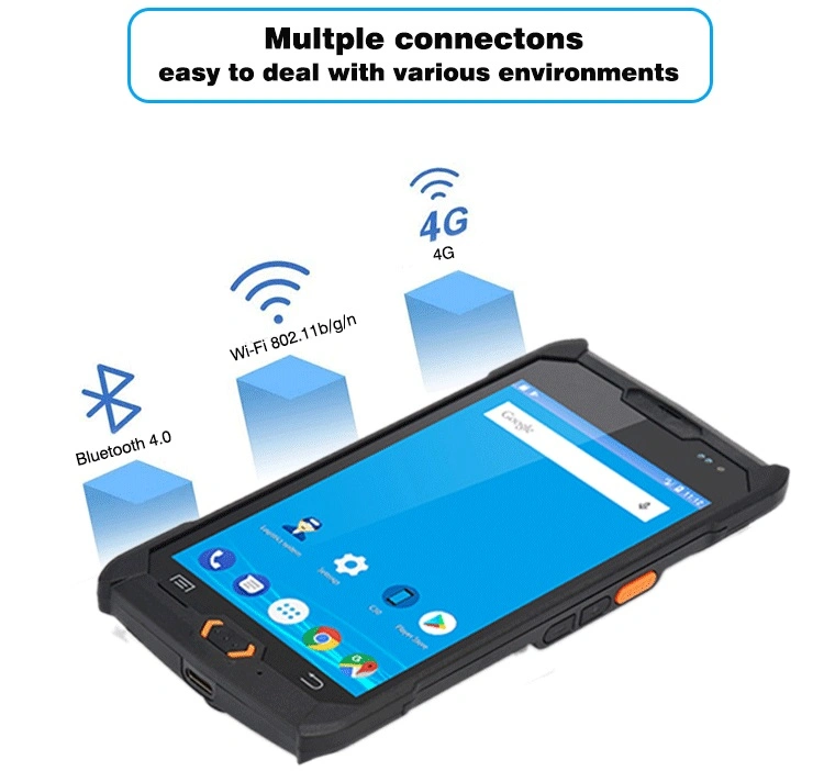 Écran tactile 5.0 pouces AGPS WiFi GPS sans fil Android 9.0 Terminal portable PDA C50