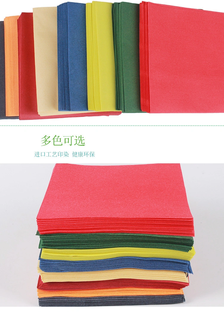 Colorful Packing Cutlery Paper Napkin Airlaid Paper Napkin for Cutlery