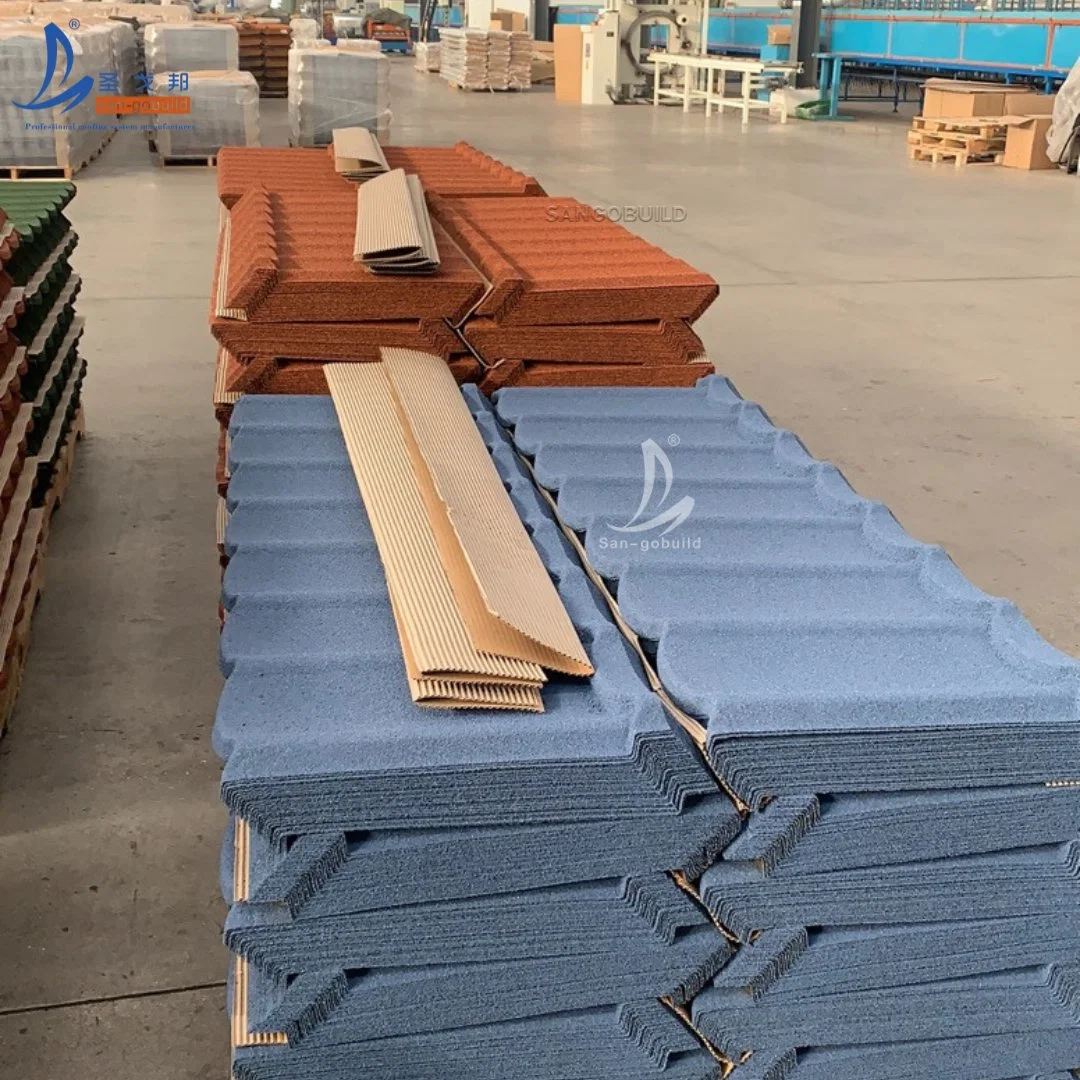 China Cheap Roof Tile Price Stone Coated Steel Roof Sheet in Nepal