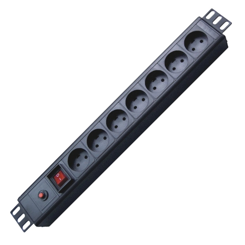 1U 19" universal de 6 vias Dinamarca Protecção diferencial/Interruptor Eléctrico/Proteção Contra Surtos de 6 portas