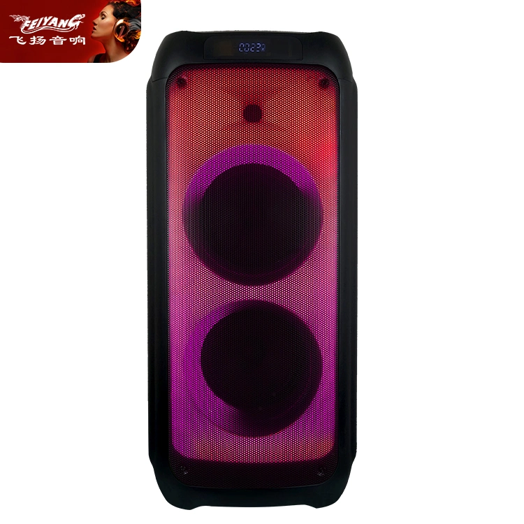 Brasilien Top Sale Lautsprecher Party Sound System für Tower DJ Tragbarer PA-Lautsprecher Dual 8 Zoll Disco Light Wireless tragbar Bluetooth-Lautsprecher