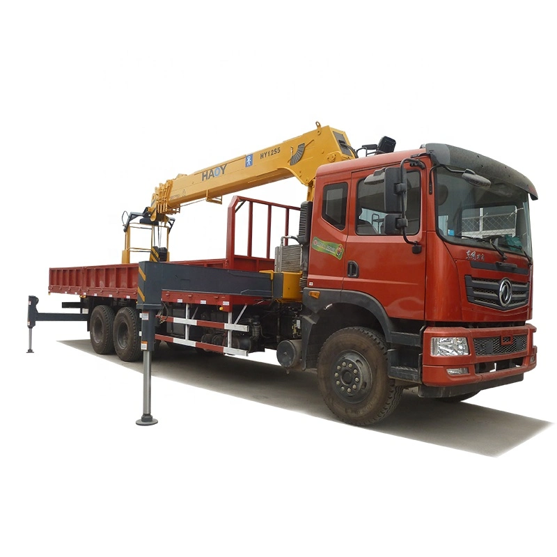 China Made 12 Ton Hydraulic Truck Crane Mounted Lifting