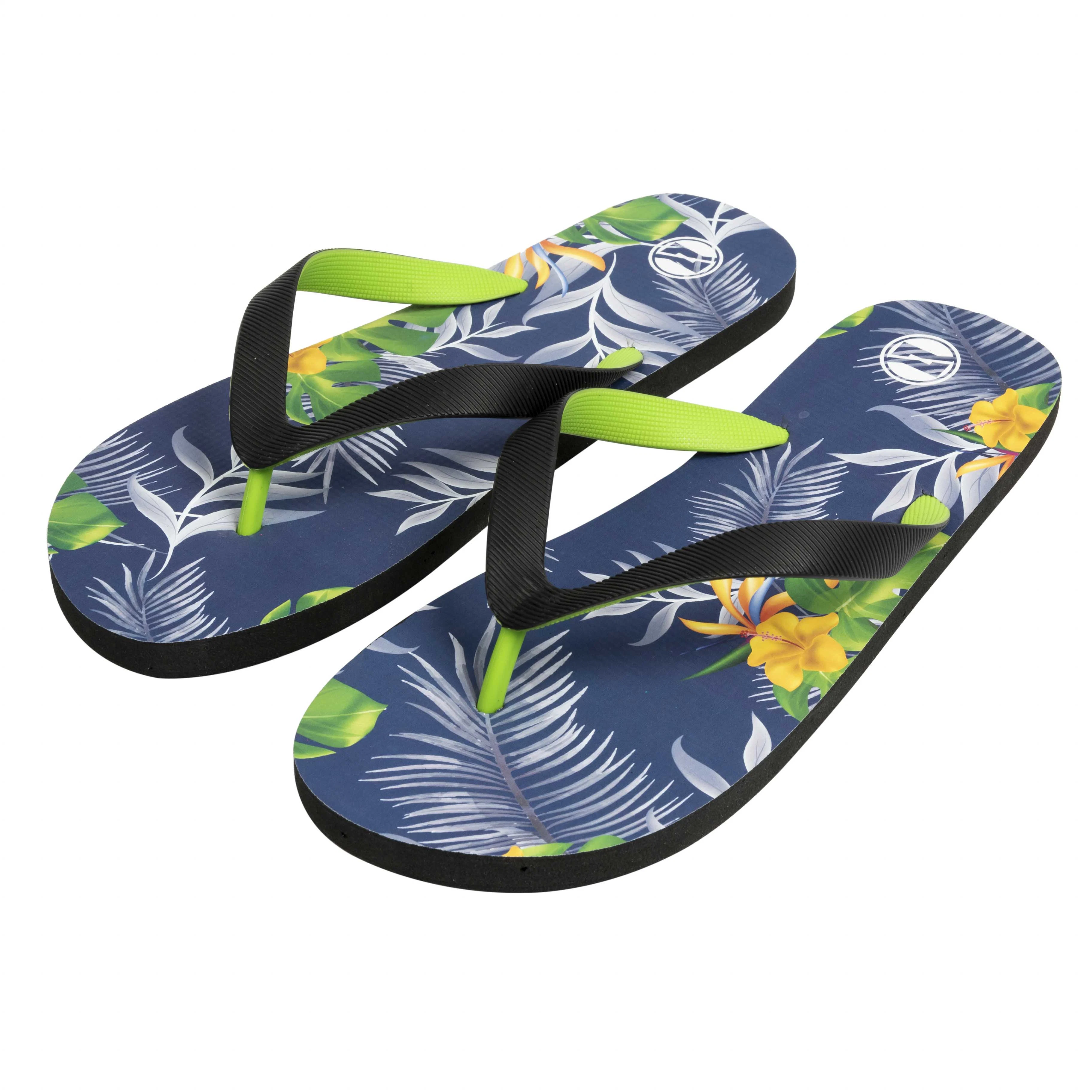Hot Sale Wholesale Men Rubber Slipper EVA Beach Hotel Custom Slipper Sandals Outdoor Print Custom Flat Flip Flops Shoes