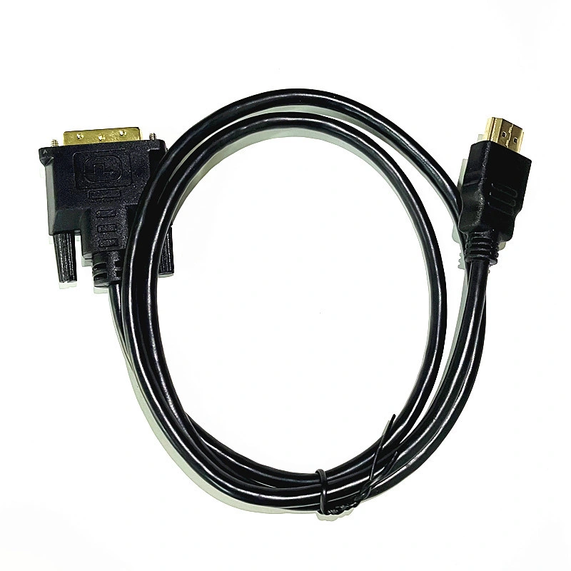 Cable de conversión de audio de alta definición HDMI a DVI de un ordenador a un monitor