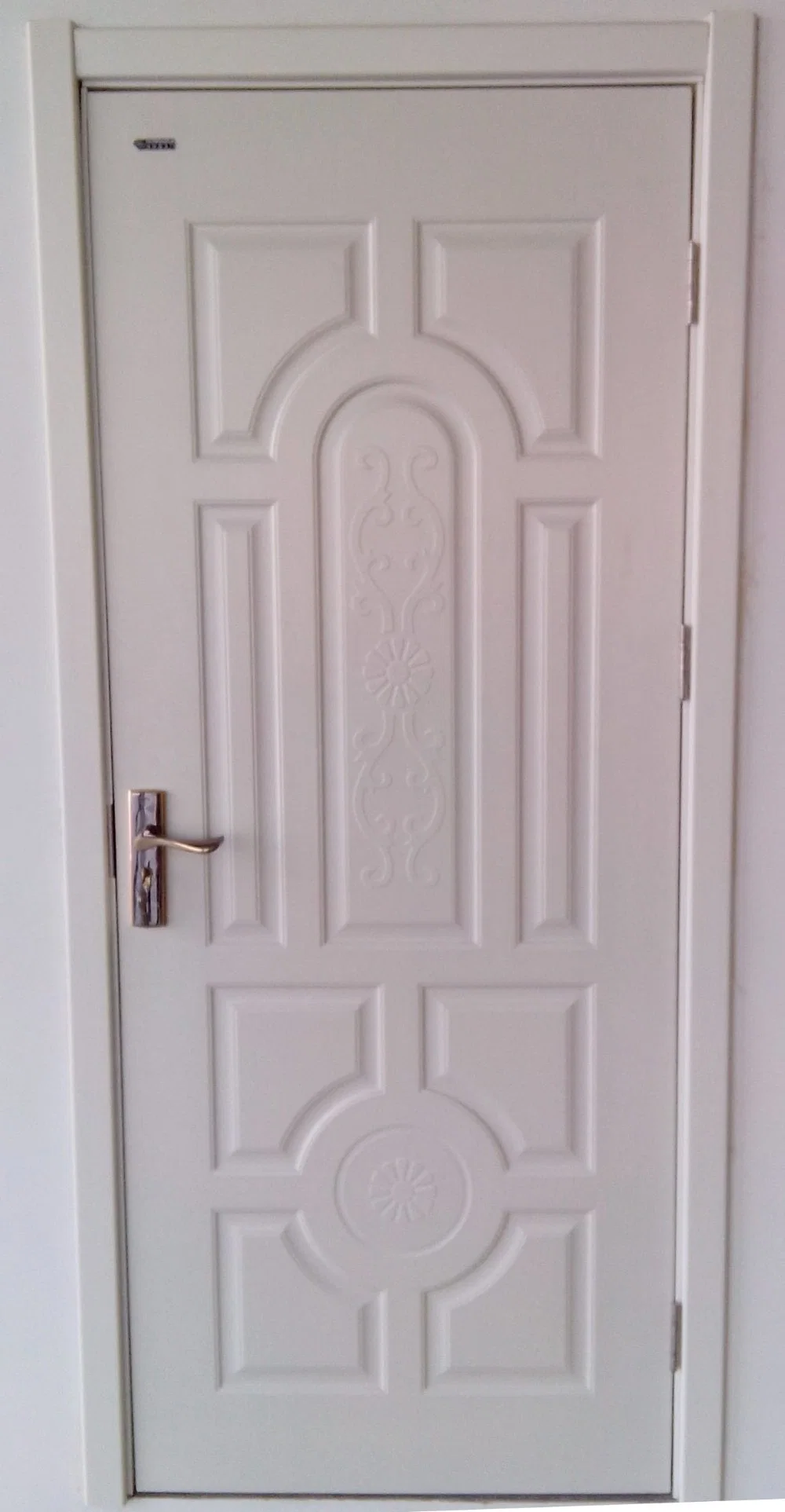 Panels Moulded Wooden Interior Doors White Color HDF Door Skin