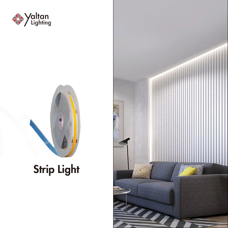 Warm White 3500K Flexible Ribbon Linear Light Fob COB LED Neon Strip Light for Kitchen Home DIY Lighting