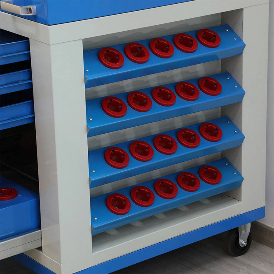 Custom Metal Fabrication Laser Cut Bend Heavy Duty Rolling Lock Tool Drawer Cabinet with Wheels