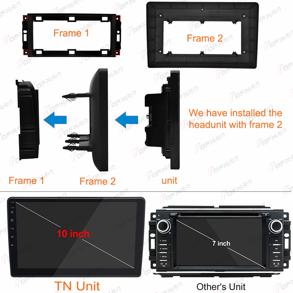 10.1 Pulgadas Video de Coche Android para Jeep Compass Commander Wrangler Patriot Android Auto Estéreo GPS Video Radio de Coche Universal