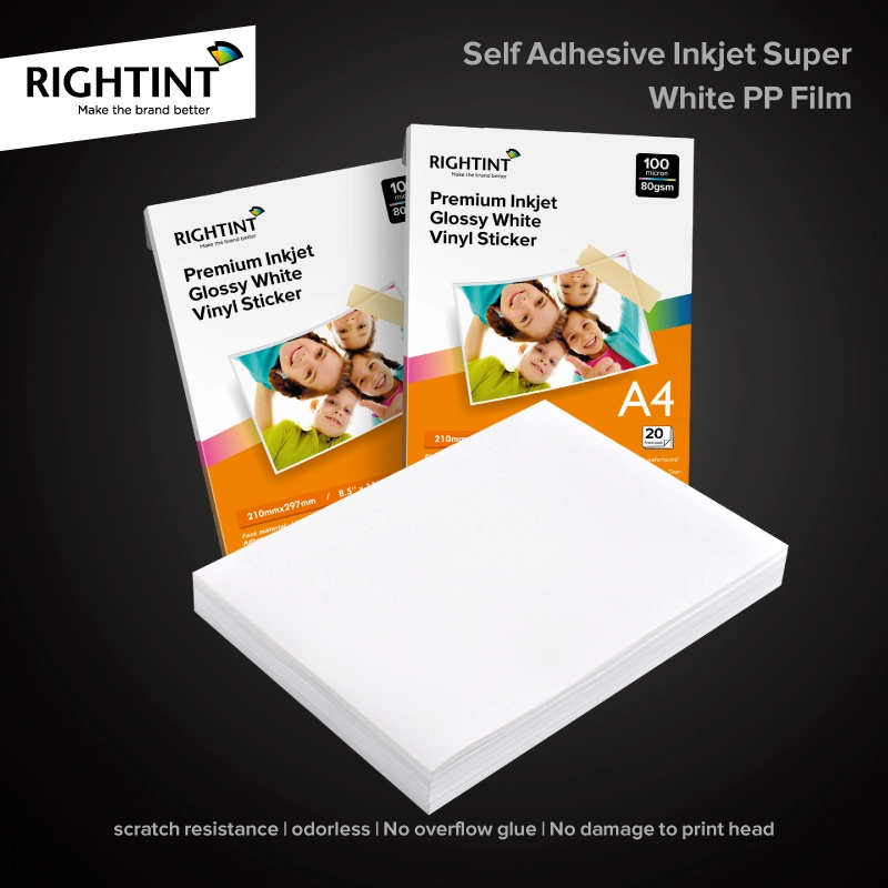 Carton Synthetic Rightint A4, OEM Release Paper Self Adhesive Label