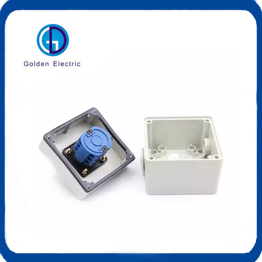 IP66 Australia Standard 3 Phase 20A 32A 40A 63A 500VAC Square Waterproof Isolator Industrial Changeover Switch