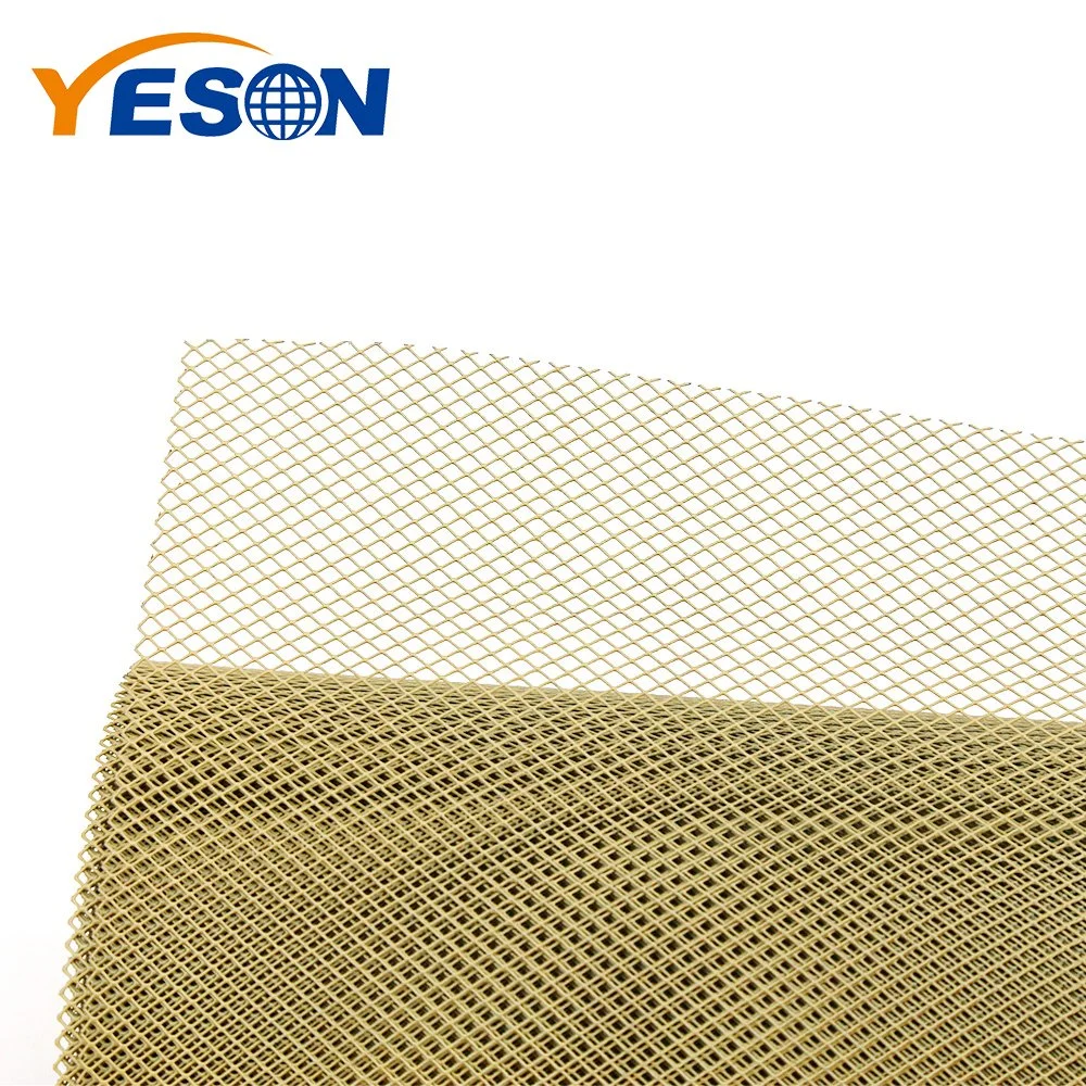 Customized Suspended Ceiling Facade Cladding Decorative Aluminum Expanded Metal Mesh