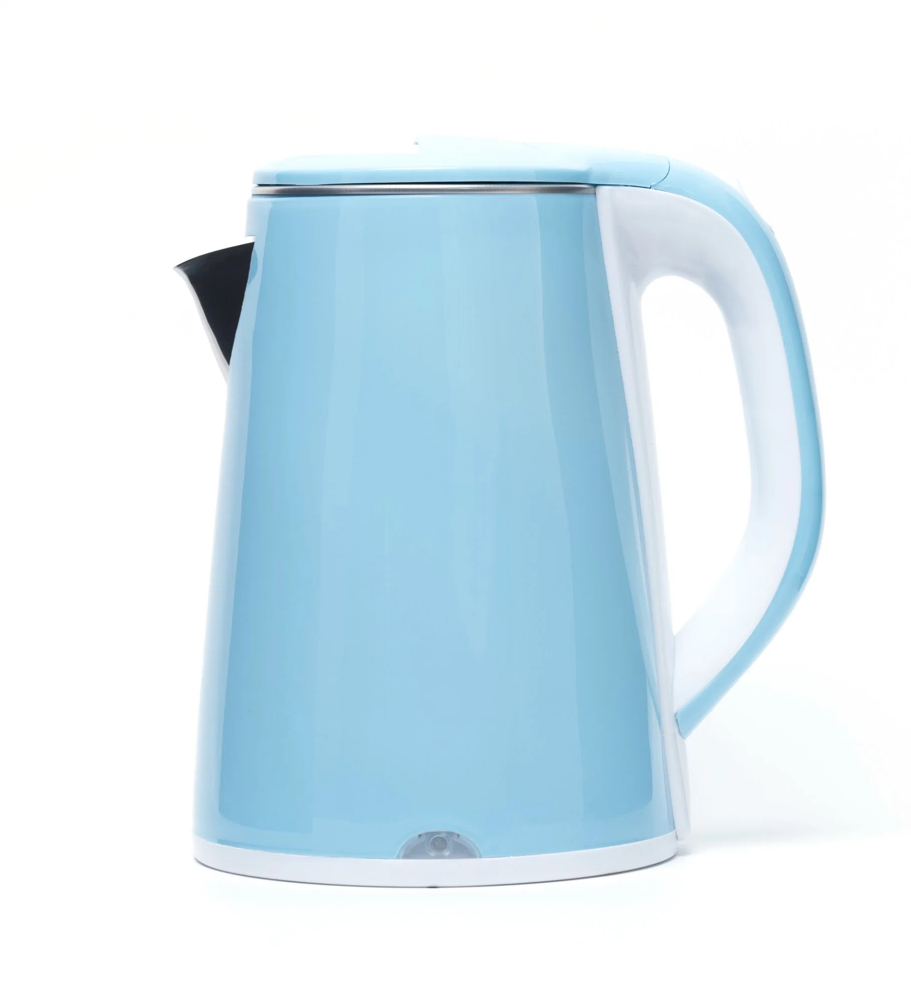 1.8L Double-Layer Electric Kettle Double Wall Kettle 201/304 Stainless Steel Plastic Shell Fast Heating F Home Office