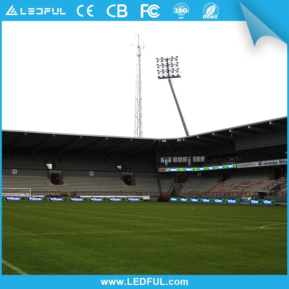 El estadio deportivo de gran partido de fútbol de la placa de LED pantalla LED de Video Publicidad P8 P10 P16, pantalla LED perimetral