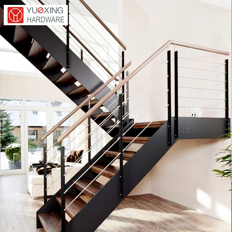 Elevate Your Interior Design Unique and Stylish Double Steel Plate Stairs