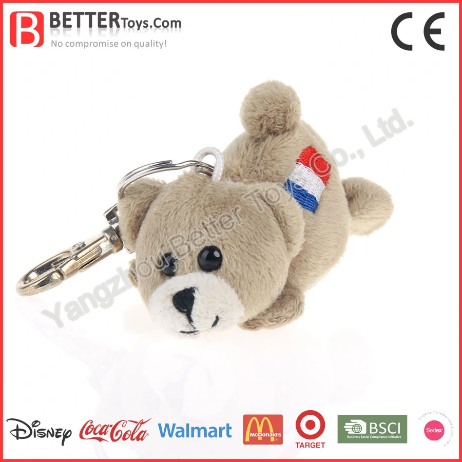 New Design Promotional Gift Plush Bear Key Chain