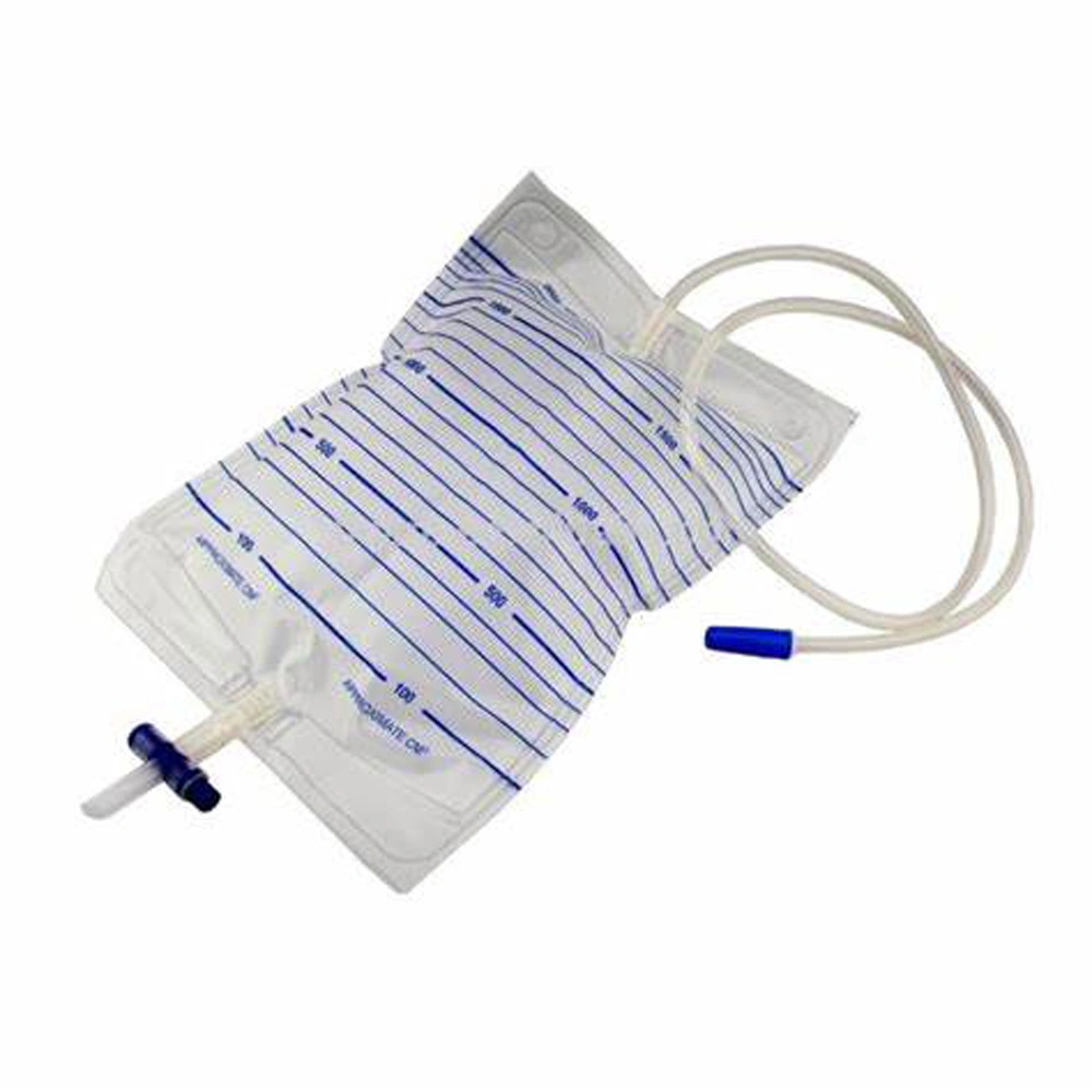 China OEM Adult Female Sterile Urine Drainage Bag 1500ml