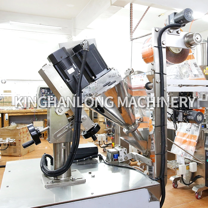 Kinghanlong Computer Automatic Weight Vffs 4 Side Seal Powder Form Fill Seal Wrapping Flow Packaging Packing Filling Sealing Machine