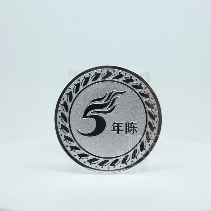 Original Factory Customized Wholesale/Supplier Commemorative Badge Enterprise Loyalty Award Excellent Staff Award 999 Pure Gold Sterling Silver Commemorative Coin