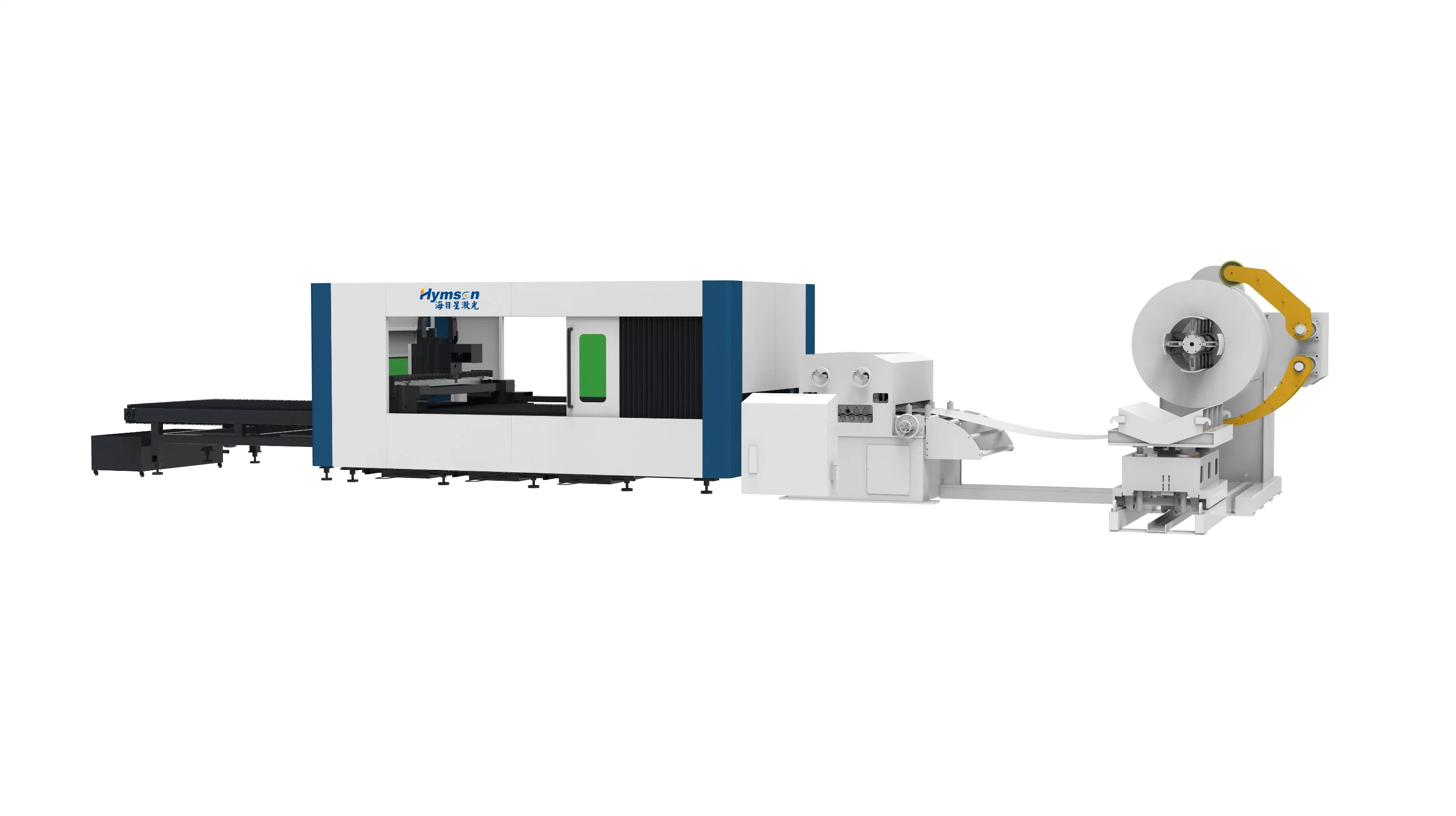 One-Step Solution for Metal Coil Cutting Fully Automatic Coil Laser Cutting Real-Time in-Line Coil Flexible Cutting Automatic Feeding System 3015 6025 OEM ODM