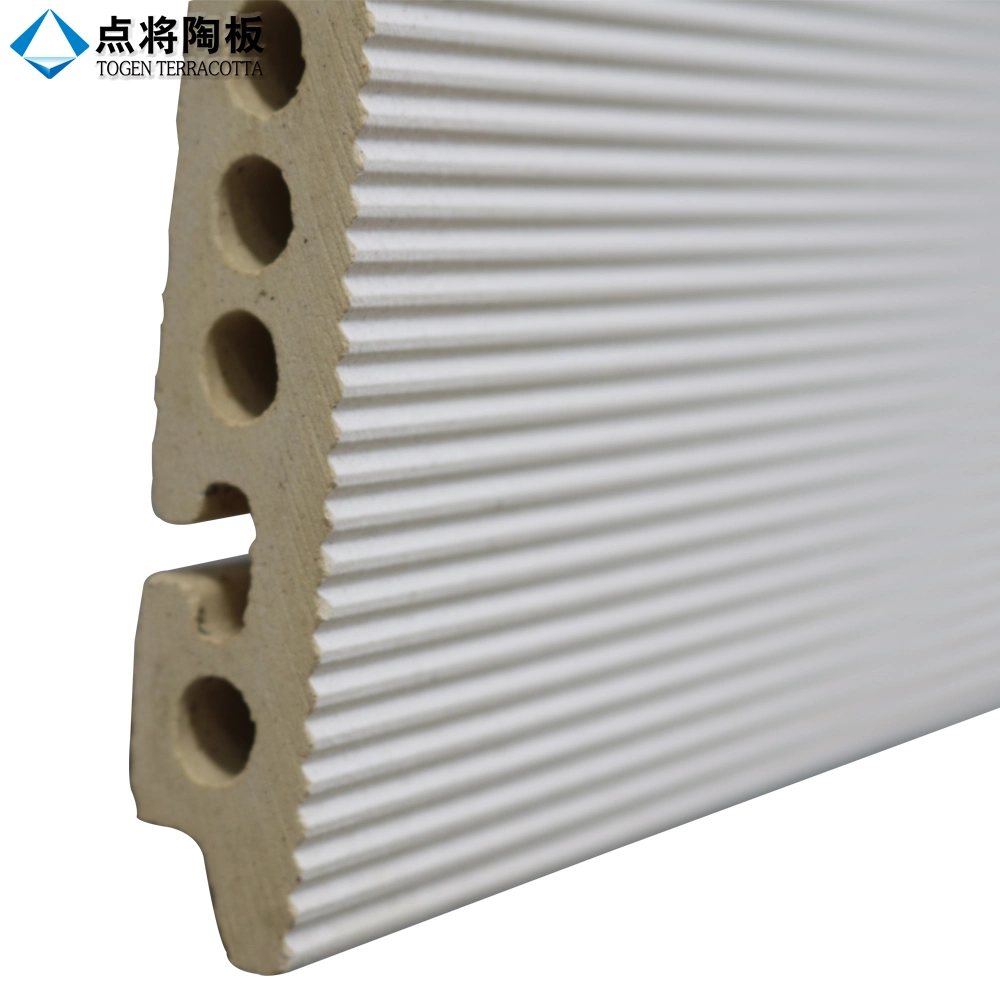 External Wall Terracotta Exterior Paneling Terracotta Panel Rainscreen Cladding for Building Cladding Facade System