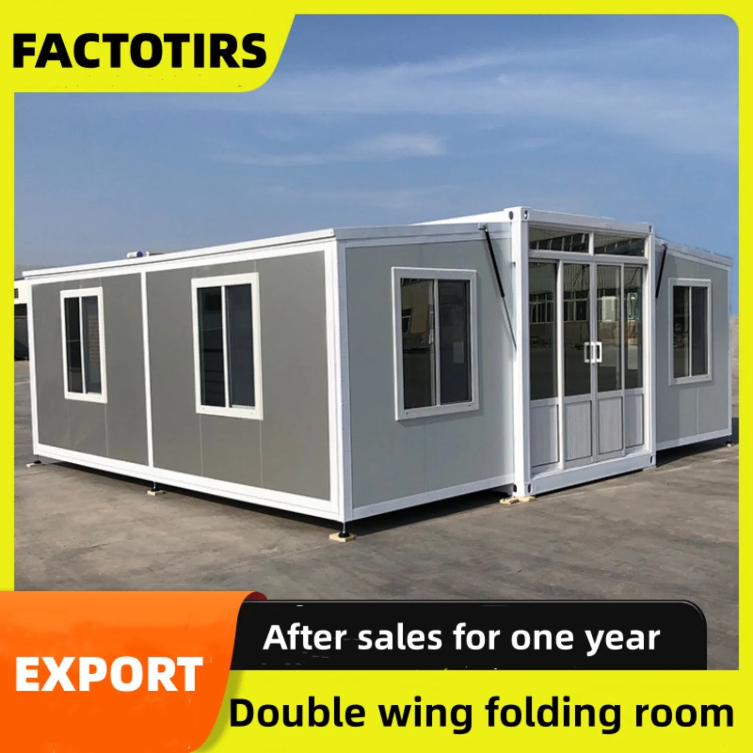 Processing Customized Steel Structure Export Double Wing Folding Box Room