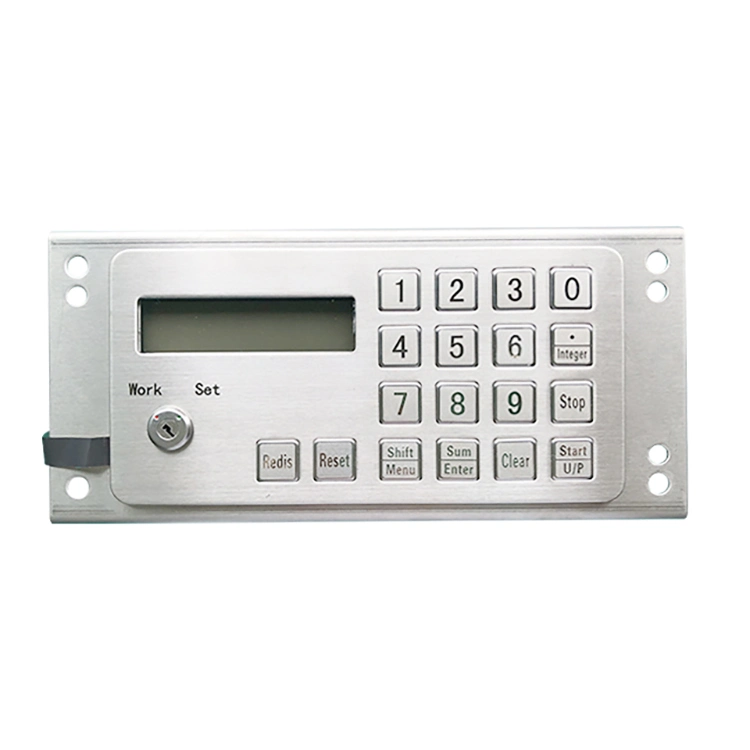 Kenya Stainless Steel Keyboard for Fuel Dispenser Upright Crosswise Good Price Keypad China Supply