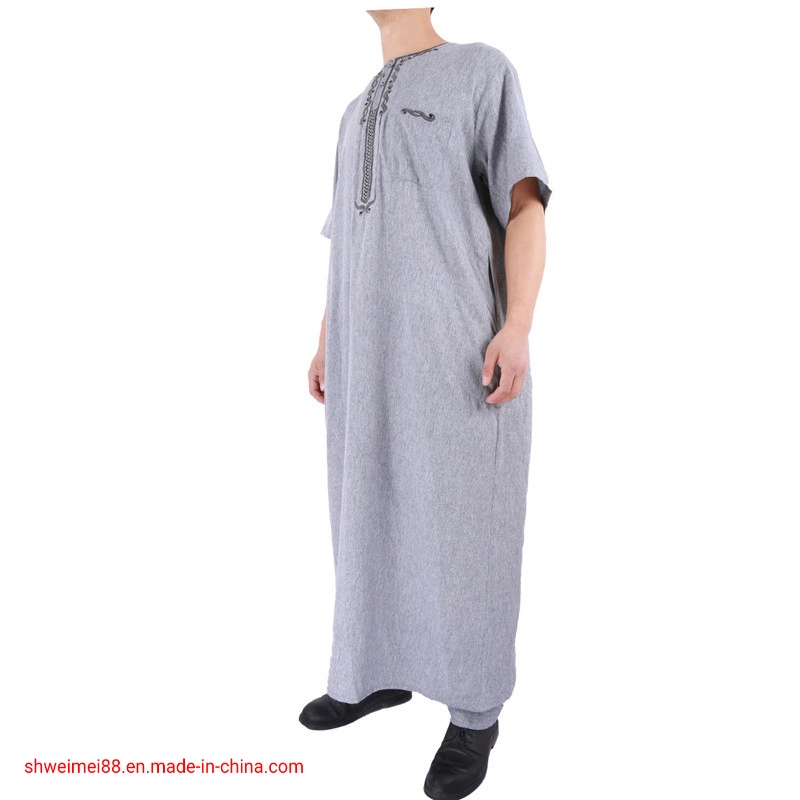 Middle East Kaftan Dubai arabe musulmane costume islamique de vêtements pour hommes chemise pantalon Thobe