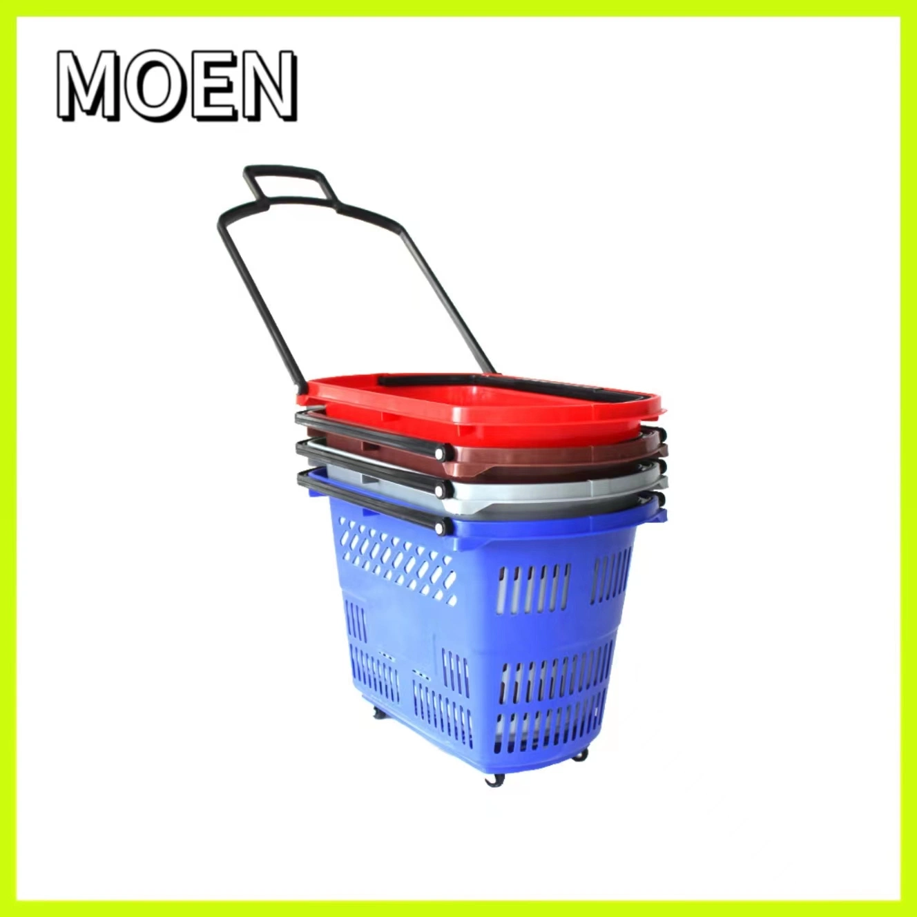 Factory Price High quality/High cost performance  Supermarket Plastic Hand Retail Shopping Carts